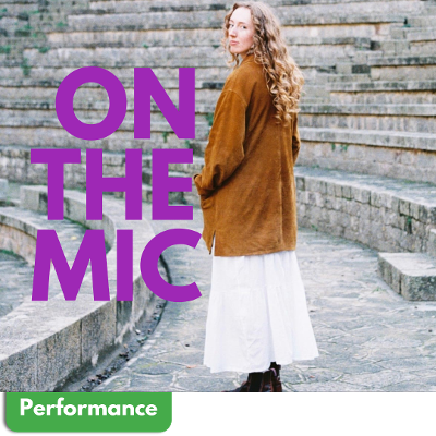 On The Mic Whats On Graphic - Sophie Bernice