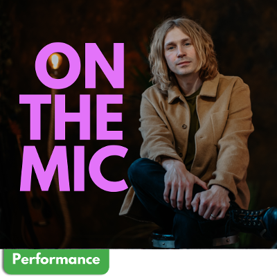 On The Mic Whats On Graphic - Alexander Hulme