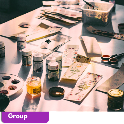 All in Art Group Whats On Graphic